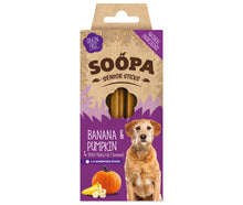 Indlæs billede til gallerivisning Soopa Senior banana &amp; pumpkin dental sticks
