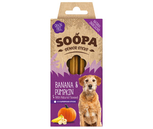 Soopa Senior banana & pumpkin dental sticks